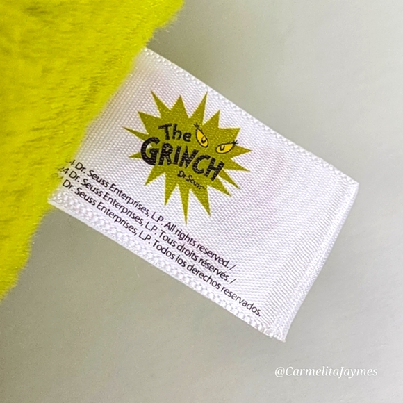 🎄 GRINCH 🎅🏻 Fuzzamallow Dr Suess' Grinch w Santa Hat 2024Squishmallow NWT - Picture 7 of 9